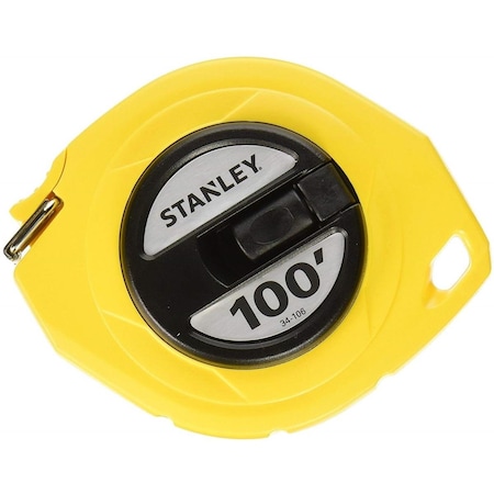 Stanley Long Tape Rule 0375 in x 100 ft Steel 34106